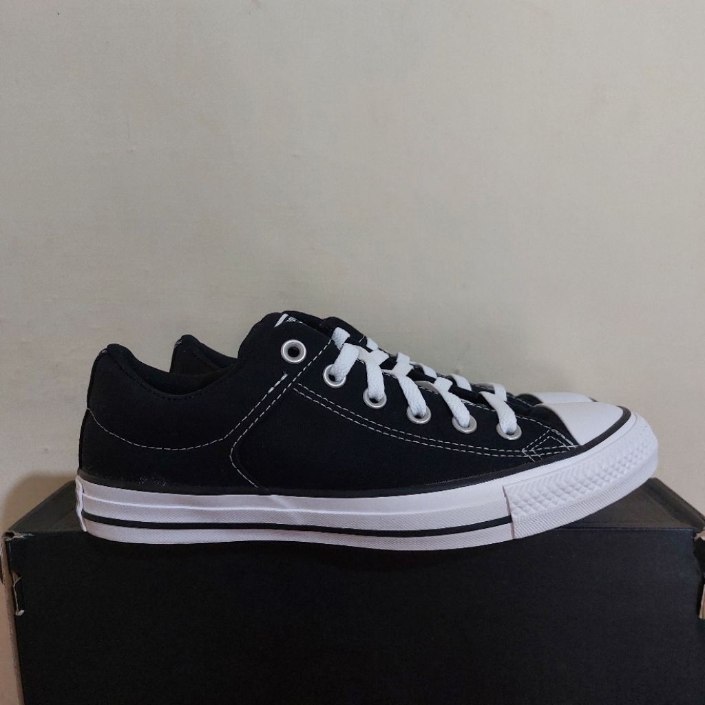 converse ct ox low street black white