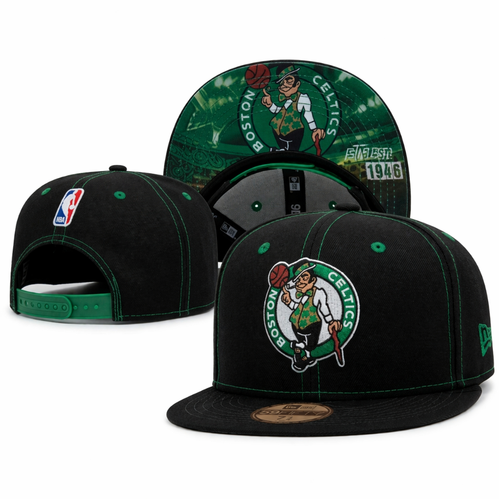 Topi Pria Caps Snapback DIstro Hip Hop Bordir BOSTON CELTIC Terbaru 2026 Material Daimaru Premium Qu