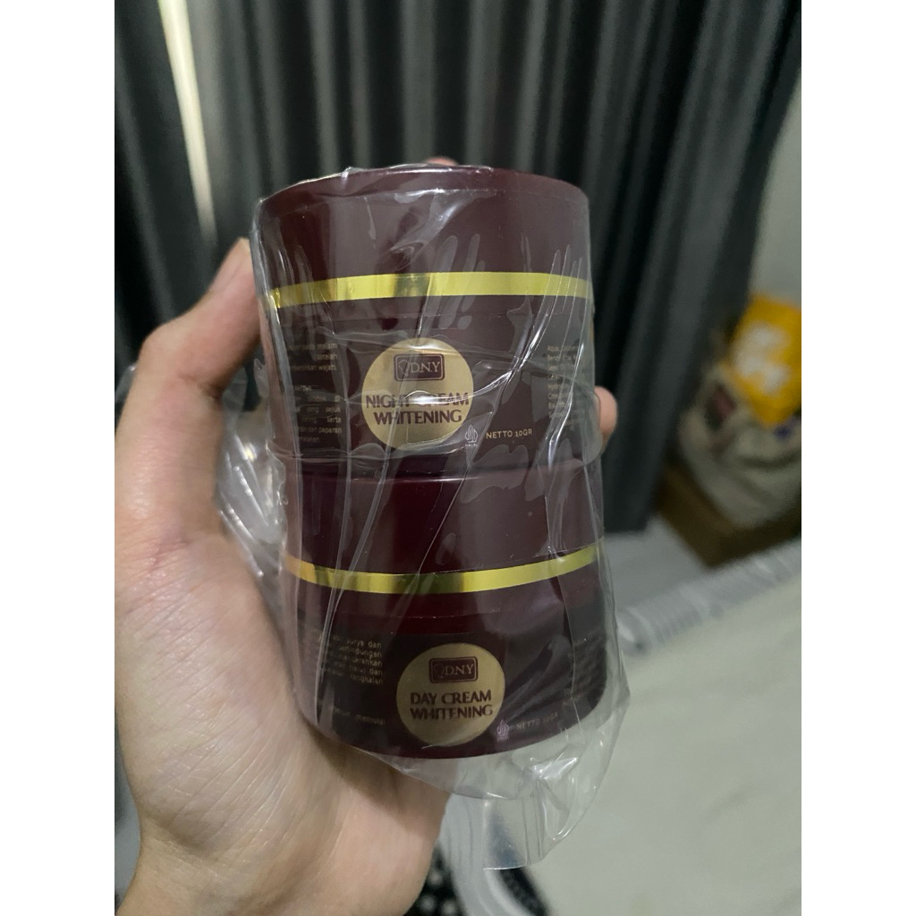 DNY Skincare Cream Whitening pagi dan malam