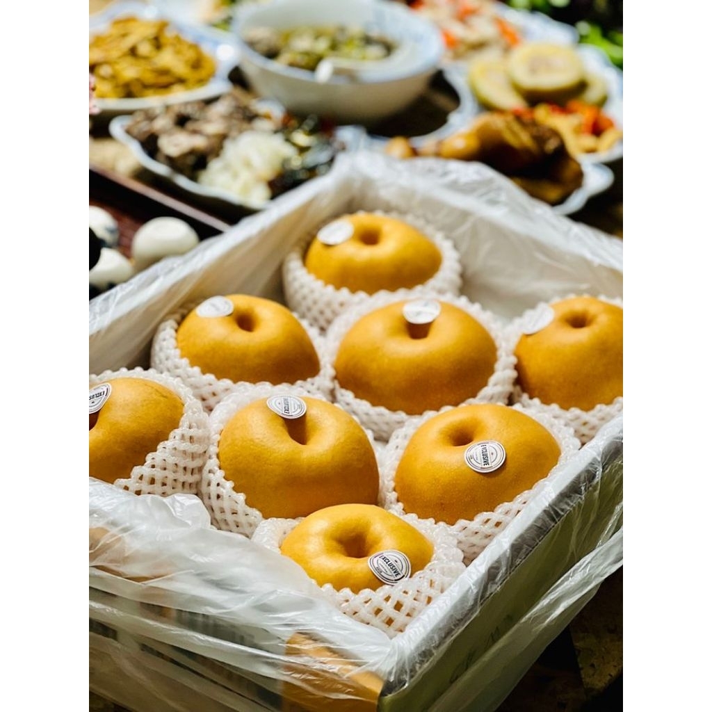 [PREMIUM] Buah Pear Golden Pir Jepang Manis Gift 1dus