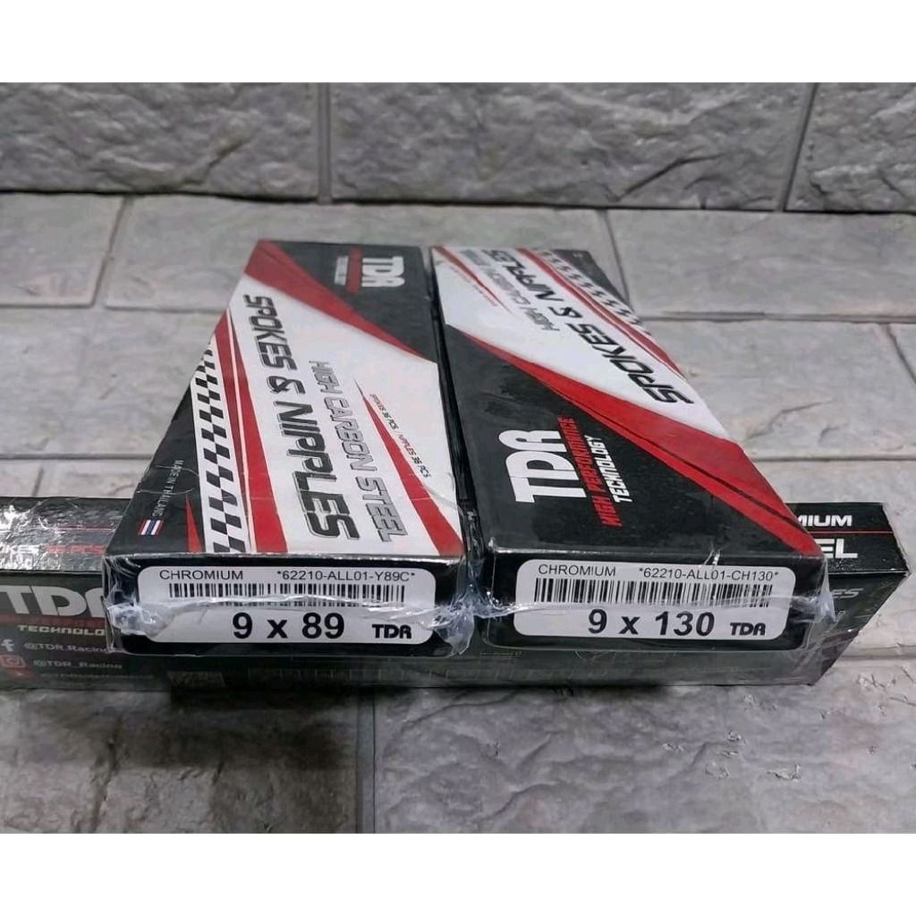 Jari jari/Ruji Motor TDR Sepaket Depan Belakang Ring 14 Motor Vario/ Beat/Scoopy