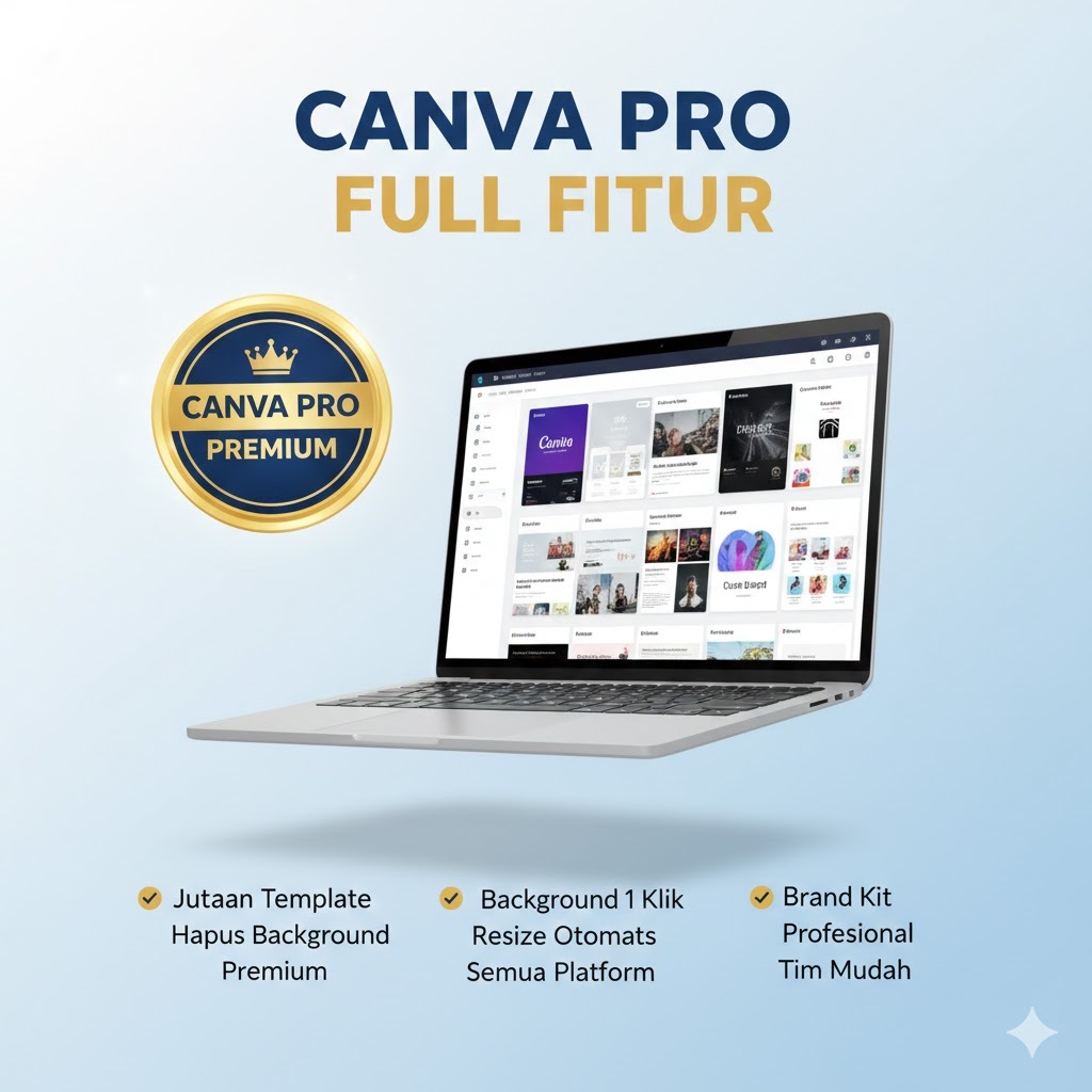 Canva Template Pro Premium Semua Fitur Terbuka