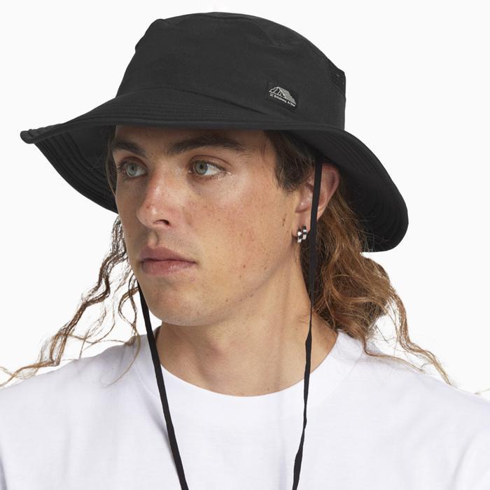 Topi Rimba BILLABONG ADIV Big John Lite Safari Bucket Outdoor Black ORIGINAL