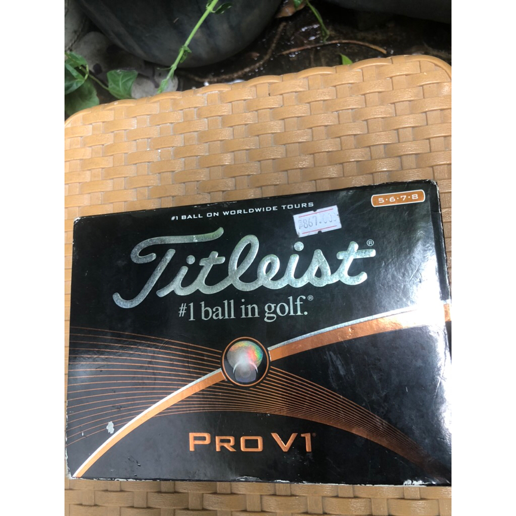 bola golf ball golf titleist v1 pro