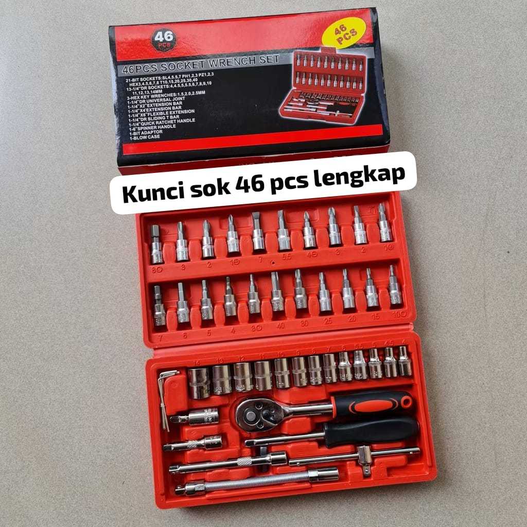 KUNCI SOK 46 PCS LENGKAP