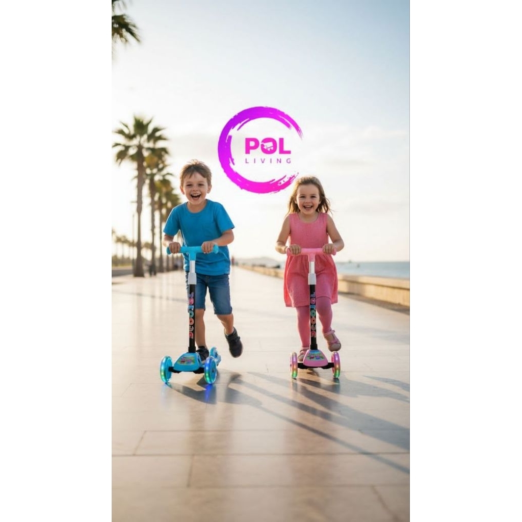 Scooter Anak Roda 3 Led