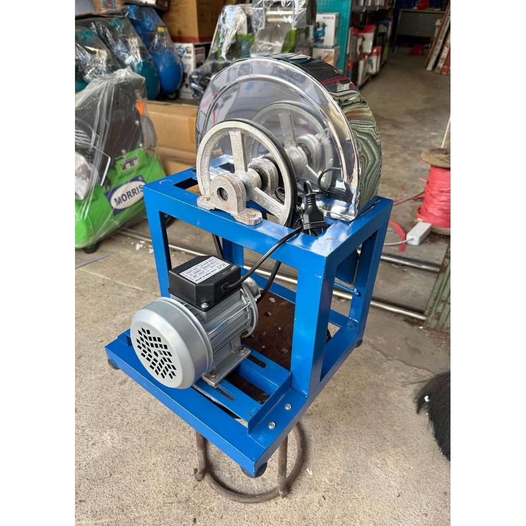Mesin Potong singkong mini listrik + Dinamo
