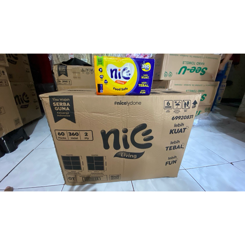 TISU NICE 180s Tissue Nice 180s facial tisu Nice