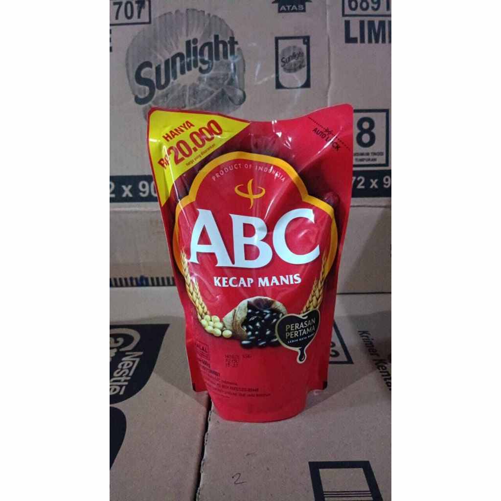 Kecap ABC 600 ml - 1 karton isi 12