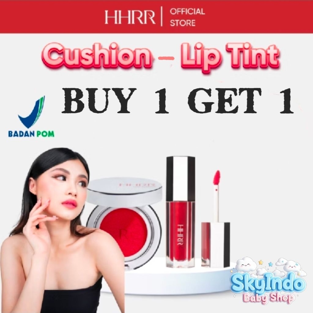 SALE BUY 1 GET 1   HERR Cushion - HERR Liptint - HHRR Cushion - HHRR Liptint