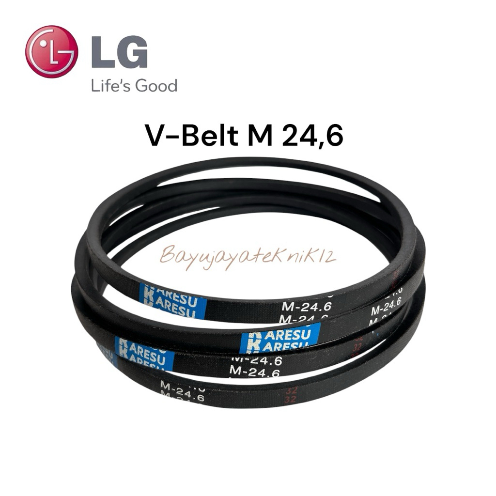 Karet Vbelt / Vanbelt/ V-belt Mesin cuci 2 tabung LG | V-belt M 24,6