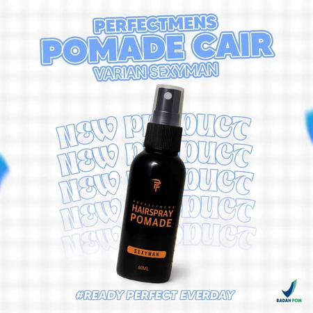 POMADE CAIR TERLARISS / POMADE LIQUID / PERFECTMENS POMADE SPRAY CAIR minyak rambut cowok parfum ram