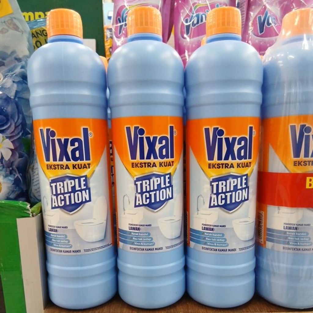 Pembersih Porselen Kamar Mandi Vixal HCl Anti Kerak Bandel 750 mL