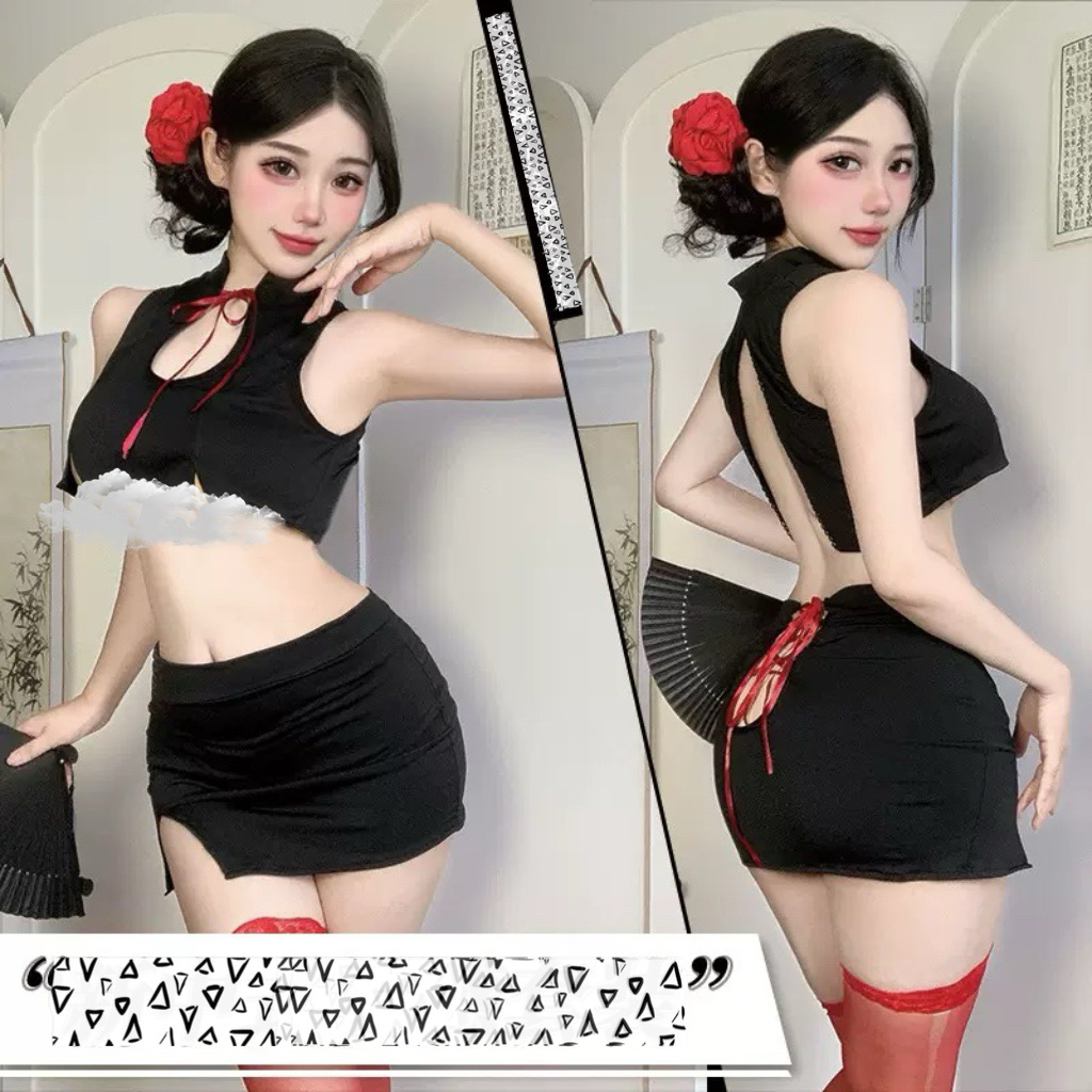 LOVELACE #2740 Pakaian Sexy Wanita Cheongsam