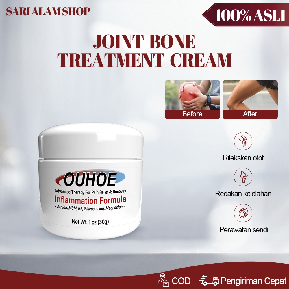 Buy 2 Free 1 Ouhoe Joint Bone Therapy Cream 30g Gel Glukosamin Krim Tulang Sendi Krim Pijat Sendi Ka
