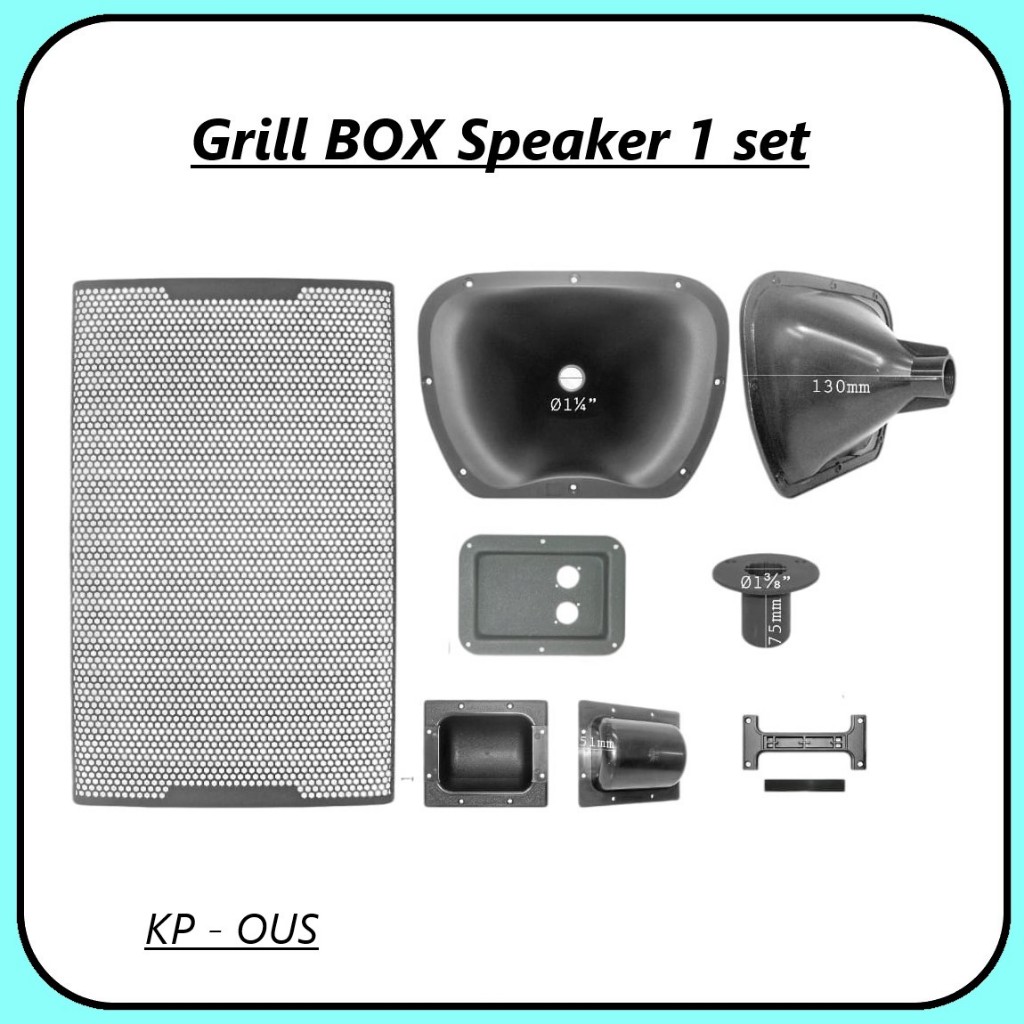 S-NET Grill Set Box Speaker 610 - Grill speaker box 10 inch