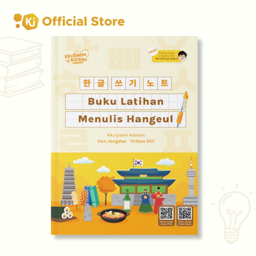 BUKU BELAJAR BAHASA KOREA | BUKU KKULJAEM LATIHAN MENULIS HANGEUL | BUKU BELAJAR AKSARA KOREA UNTUK 