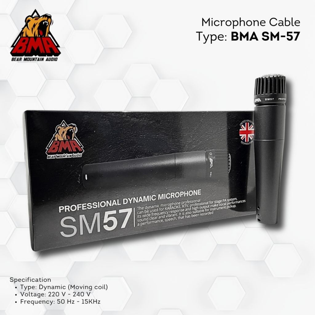 MIC BMA SM-57 ORIGINAL MIC INSTRUMEN BMA