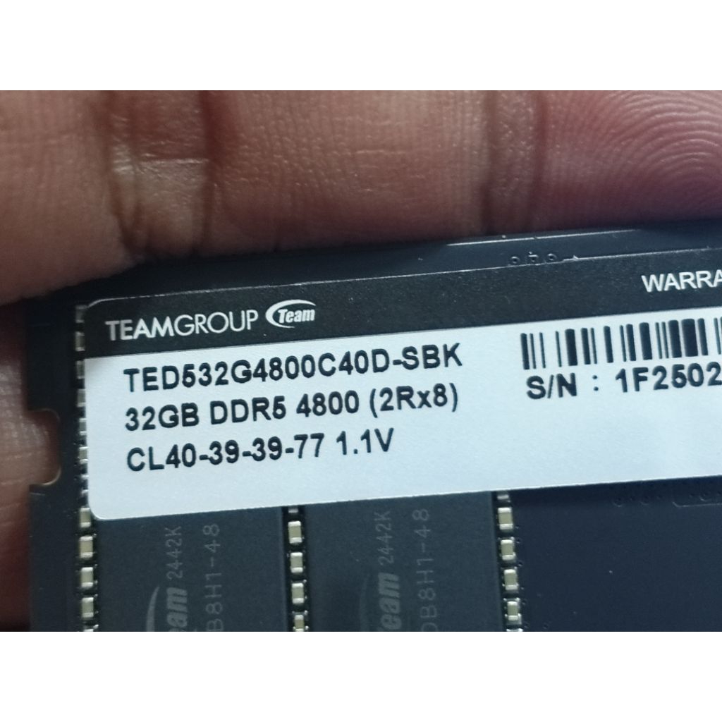 Ram Laptop 32gb DDR5 SODIMM 4800mhz