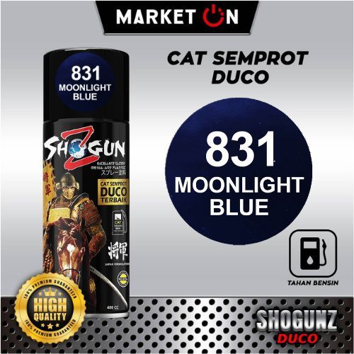 Shogun Z Duco - 831 Moonlight Blue I Cat Semprot Bunglon Hitam Biru I Cat Duco 300CC 400CC I Cat Tra