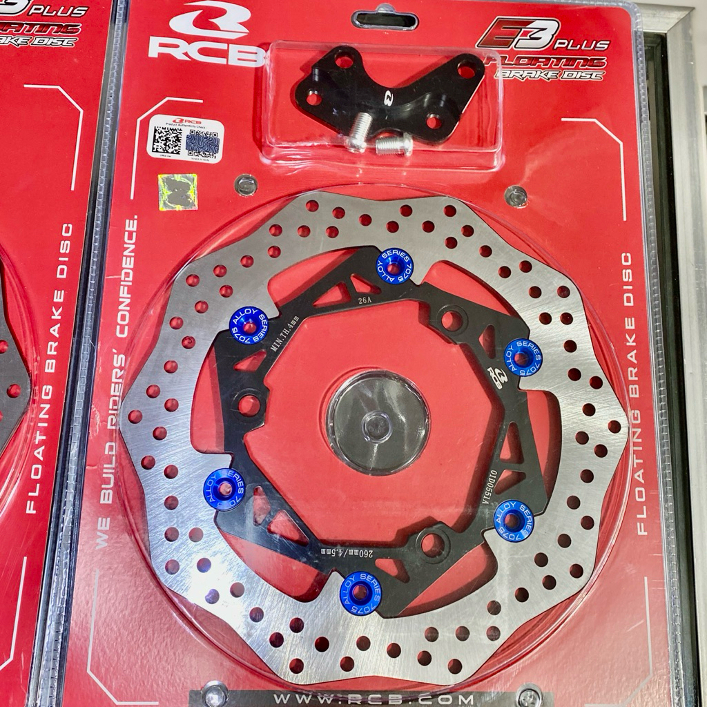 DISC BRAKE PIRINGAN RCB E3+ FLOATING NMAX AEROX 260 MM