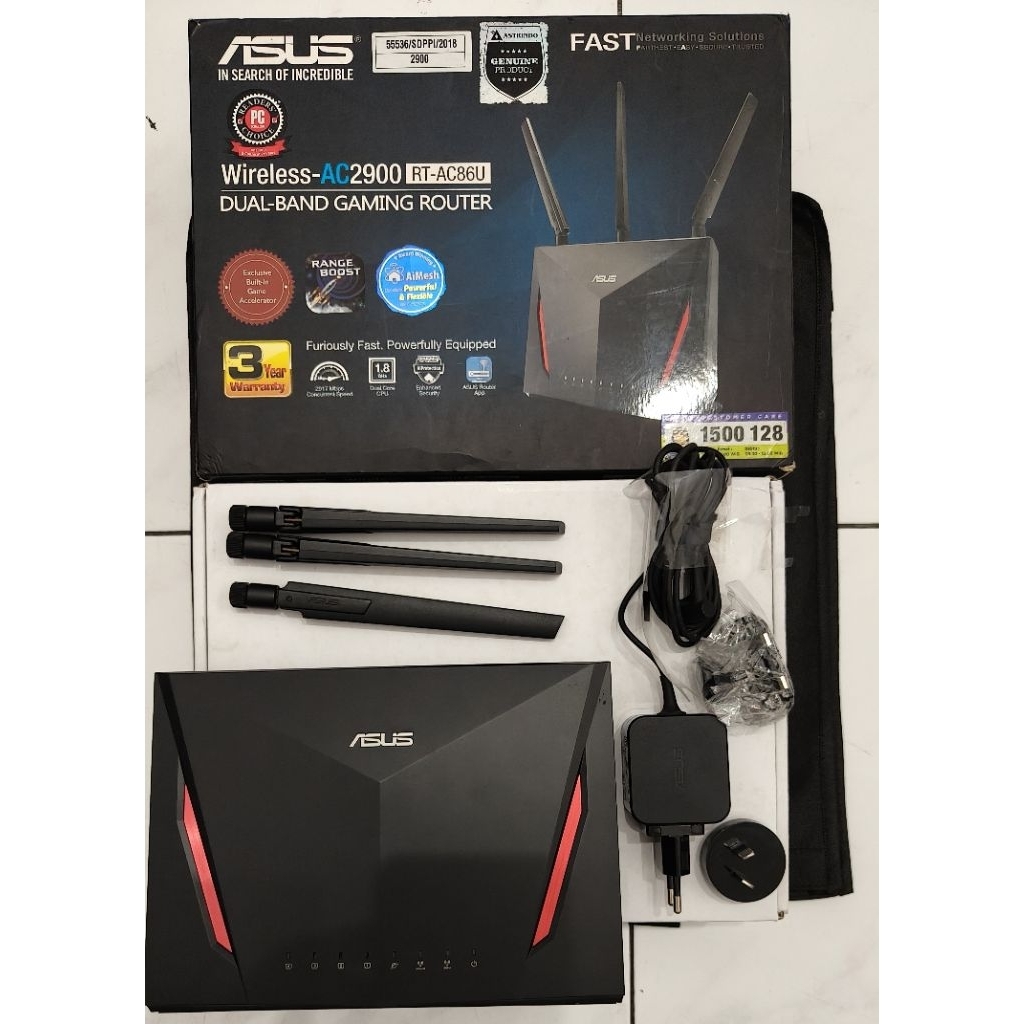 ASUS AC2900 RT-AC86U  RT AC86U DualBand Gaming Router / ASUS AC-2900 RT-AC86U