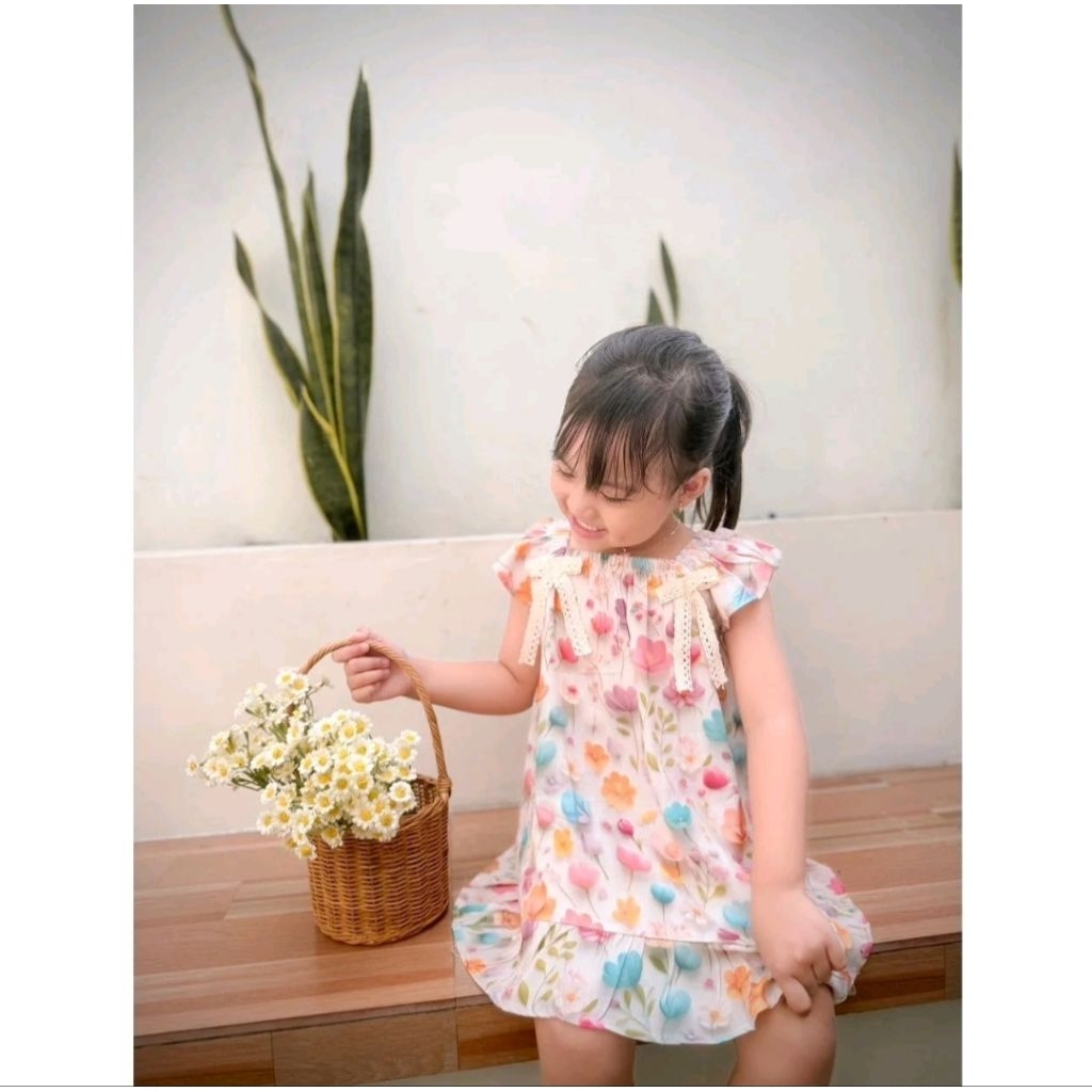DRESS MELODY DRESS KIDS BAHAN RAYON