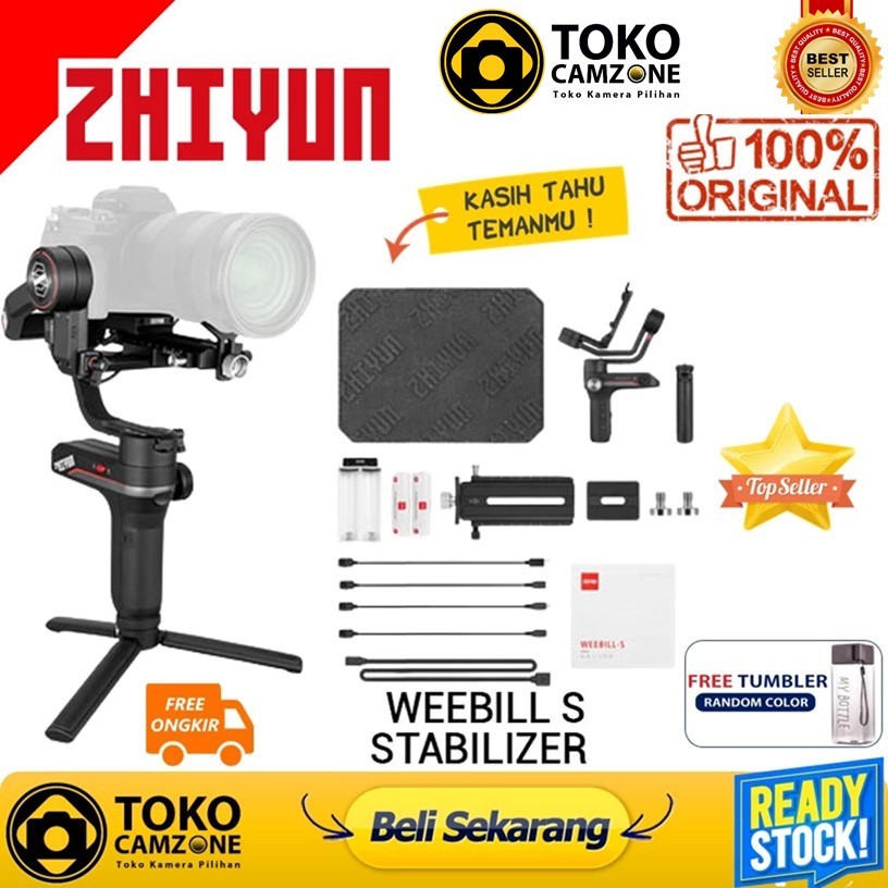 Zhiyun Weebill S 3-Axis Gimbal Stabilizer Kamera DSLR Mirrorless