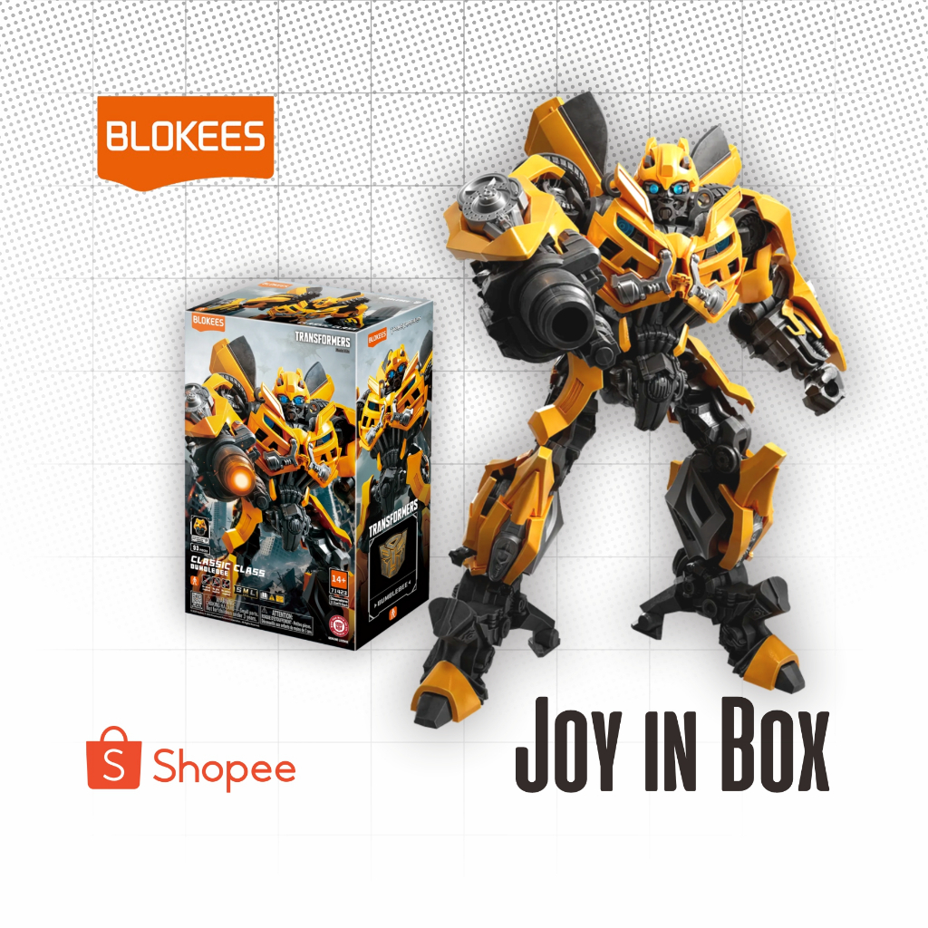 Blokees Champion Class Transformers Bumbleebee Bumble Bee Action Figure Model Kit MoKit