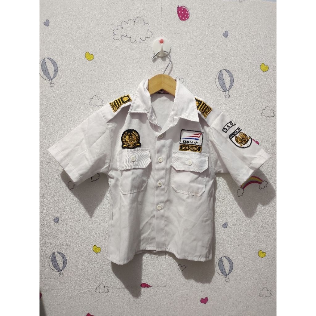 Kemeja profesi Masinis anak 5-6th (PL)