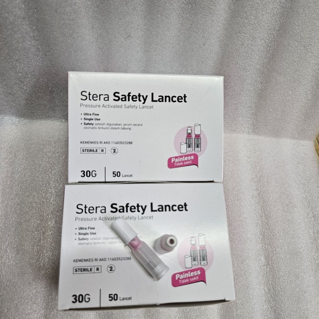 Safety Lancet 30G untuk Pengambilan Darah Safety Lancet 30G Painless