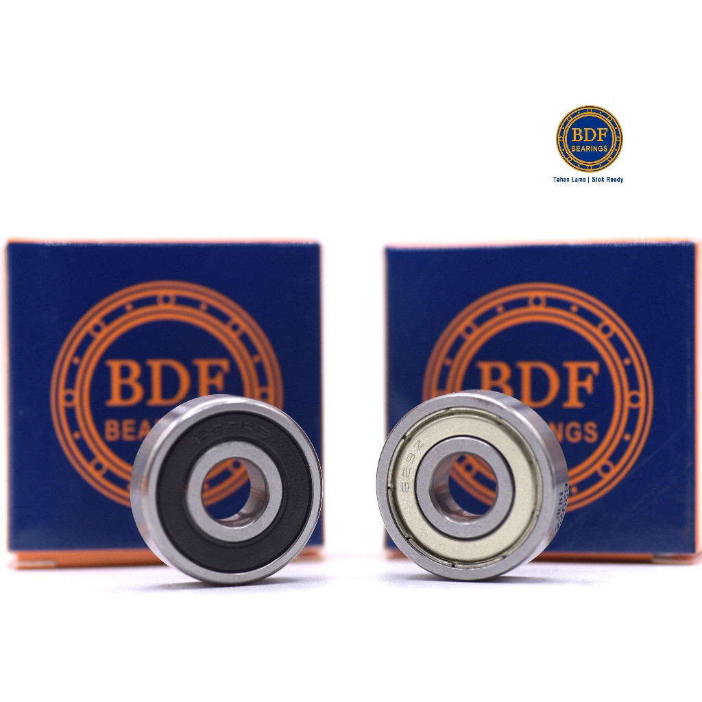 BDF Ball Bearing Laher 629 ZZ Tutup Besi 629 2RS Tutup Karet Asli Original 629ZZ 629-2RS