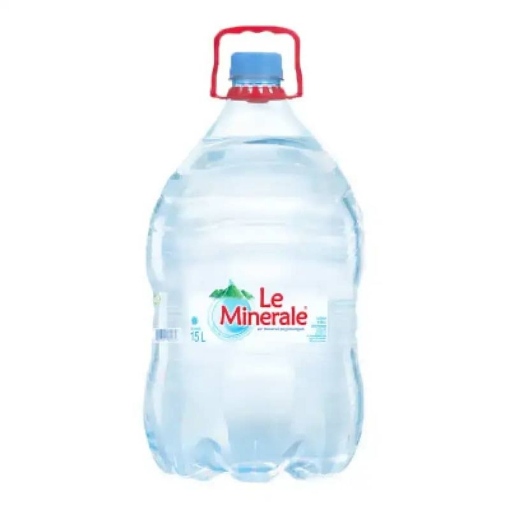 Galon Le Minerale 15 L ( Kosong Bekas Sekali Pakai )