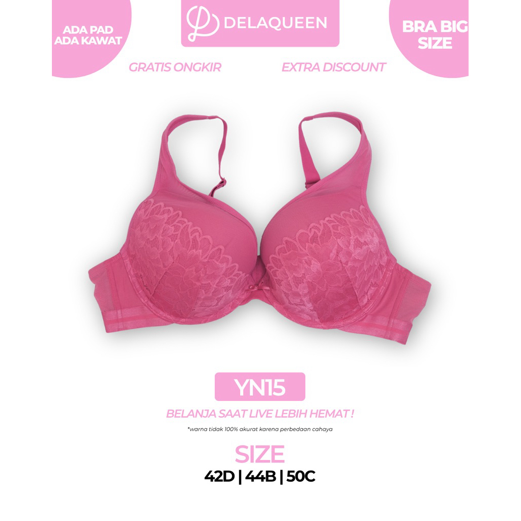Delaqueen | Bra Big Size Bra Jumbo 42D 44B 50C YN15