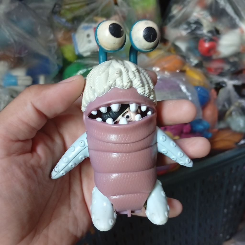 happy meal toys monster inc boo in monster costume