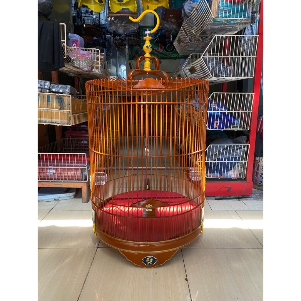 SANGKAR KANDANG MURAI BATU EBOD JAYA COKLAT ~ HITAM NO 1 ~ 2 ~ 3 ~ 4