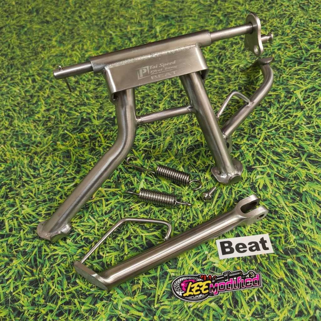 Standar 14 Steinless inox original Standar tengah dan samping inox Scoopy beat vario ukuran 14 Stand