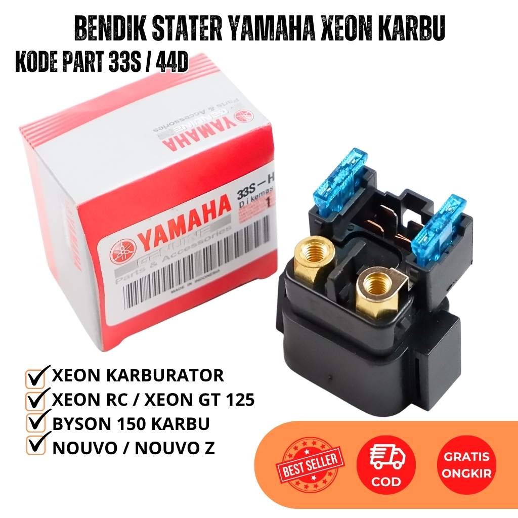 Bendik Stater Yamaha Xeon Karbu Lama - Xeon RC - Xeon GT 125 - Bendik Relay Starter Nouvo - R15 33S 
