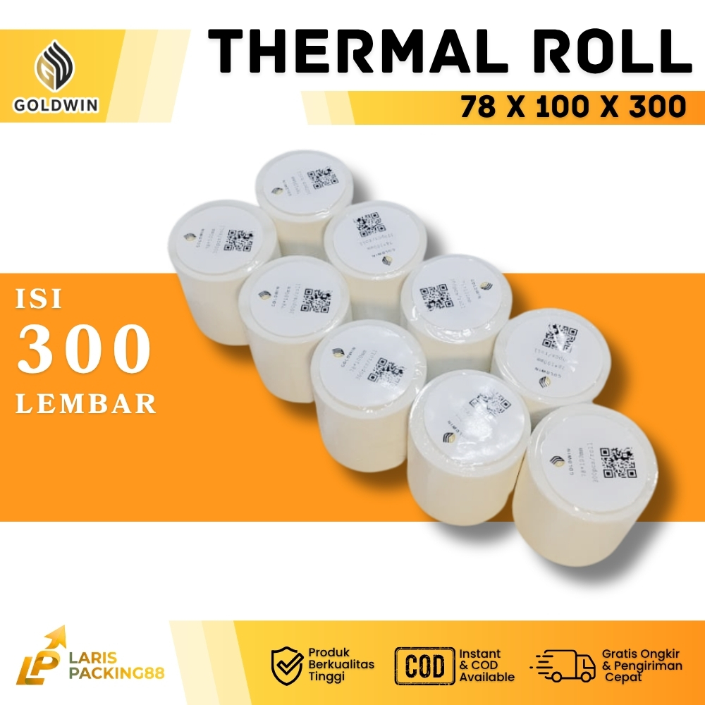 Thermal GOLDWIN Roll 78x100x300 pcs