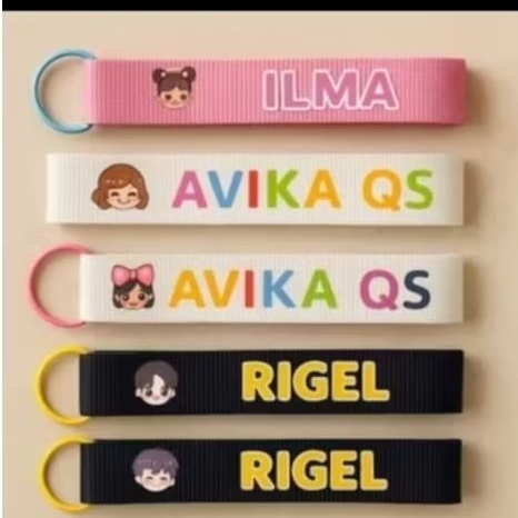 PMK - Gantungan Tas Anak / Custom nama anak / Custom Bag Tag Anak / Luggage Tag / Souvenir Ultah Ana