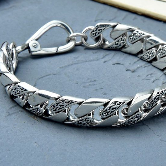 Gelang pria S925 rantai murni