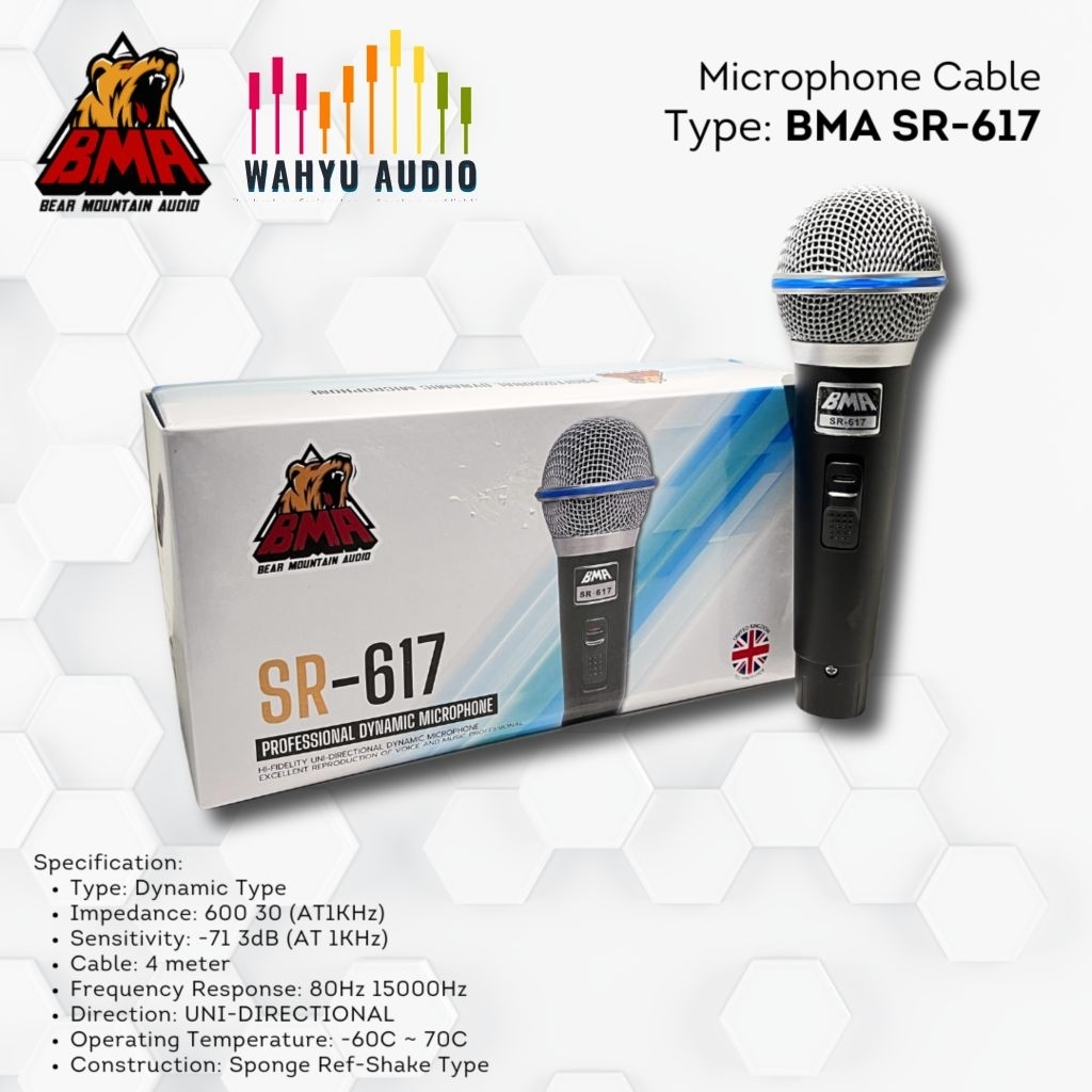 MIC BMA SR-617 ORIGINAL BMA ASLI BAGUS