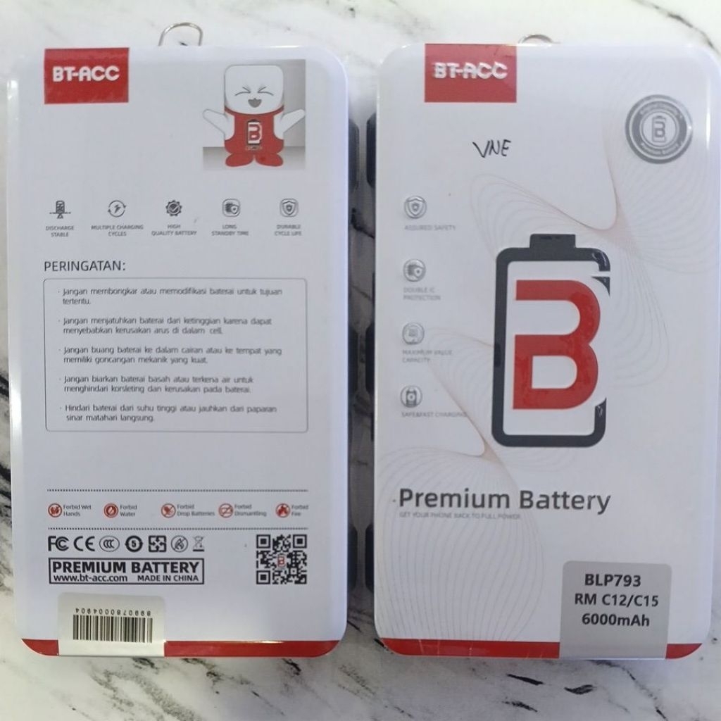 Battery BLP793 Premium Double Power Double ic Realme C12 / C15 / C25 / NARZO 20 / NARZO 30A