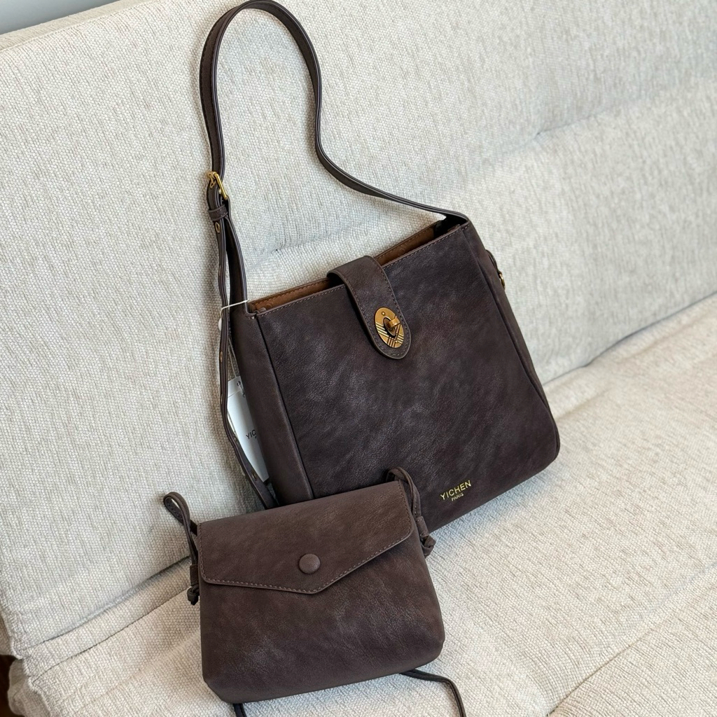 MOOMOOBEE - 2in1 Bag Yichen Gradasi Leather Bag