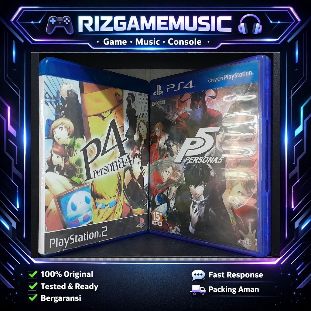 Ps2 Persona 4 Persona 5 PS4