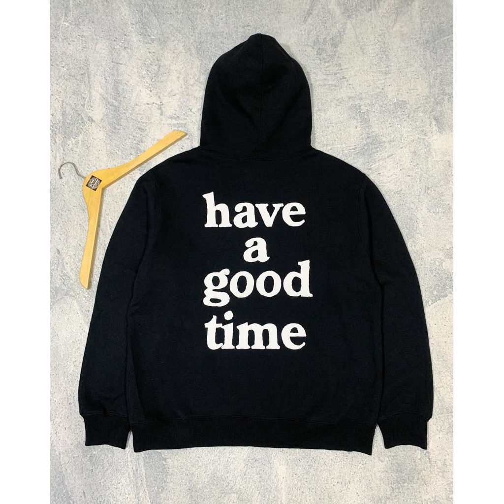Hoddie Hitam Have a Good Time Full Tag