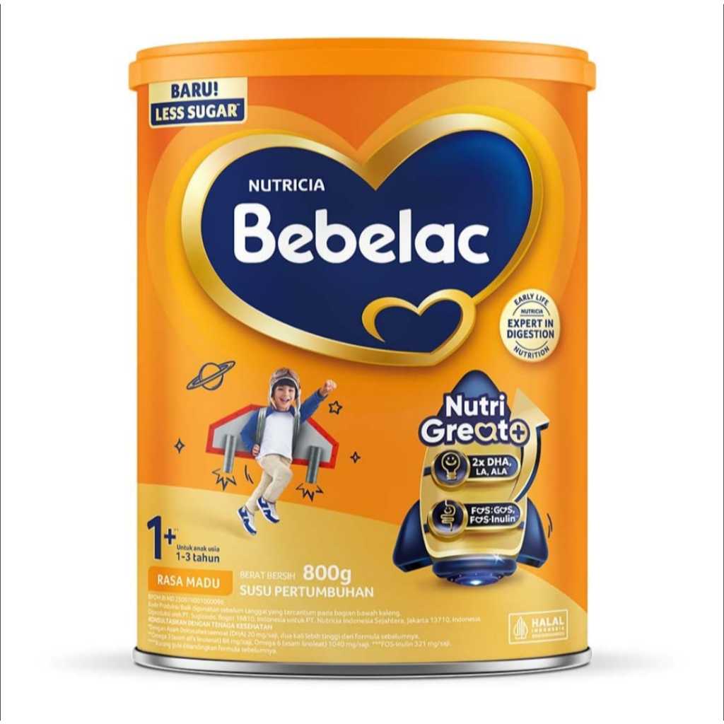 Bebelac 1+  (1-3 Tahun) Rasa Madu 175gr