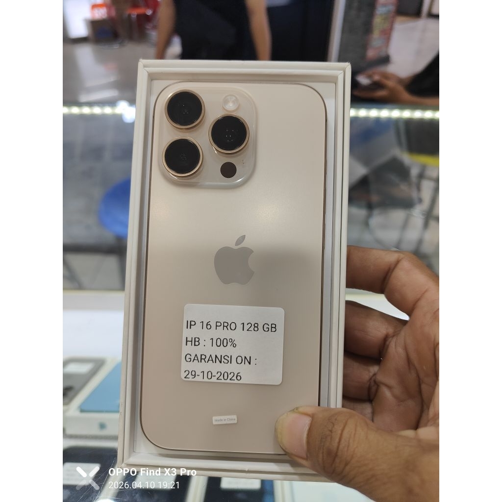 HP IPHONE 16pro 128gb original ibox, second istimewa