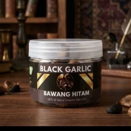 ​[PREMIUM] Bawang Hitam Tunggal 1kg  / Black Garlic Lanang 100% Alami Manis Asem - Tanpa Pengawet ba