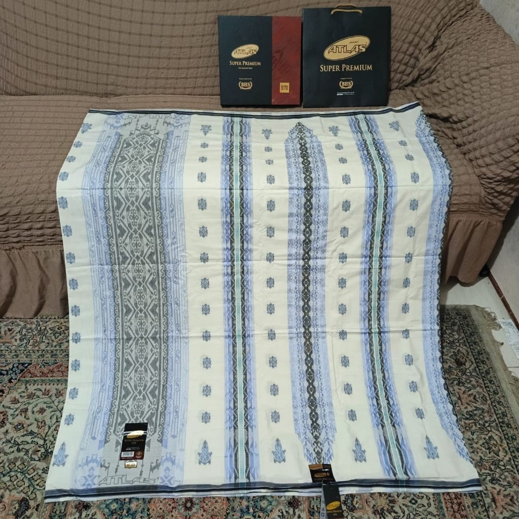 SARUNG ATLAS SUPER PREMIUM 970 GOLD JAGUAR NEW MOTIF